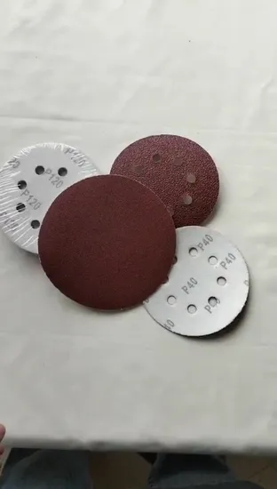 5-дюймовый золотисто-желтый абразивный диск с 8 отверстиями, 150 мм, шлифовальный диск на липучке, наждачная бумага с зернистостью 240, шлифовальная машина, круглая наждачная бумага