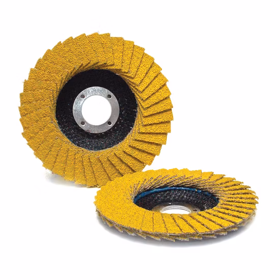 Керамический гибкий шлифовальный лепестковый диск по металлу